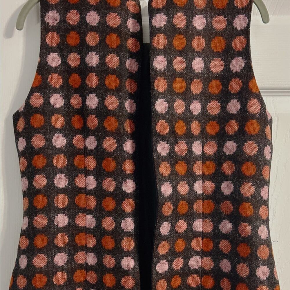 Boden British Tweed by Moon Wool Shift Dress Sleeveless 100% Wool Size 8 - Picture 3 of 7